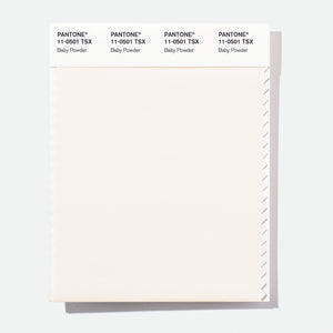 Pantone Polyester Swatch Card 11-0501 TSX Baby Powder