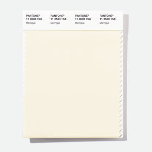 Pantone Polyester Swatch Card 11-0503 TSX Meringue