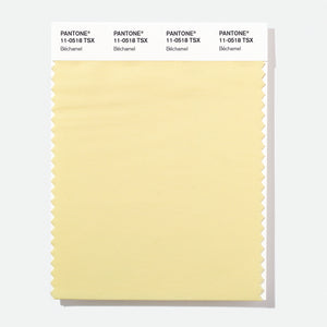 Pantone Polyester Swatch Card 11-0518 TSX BŽchamel