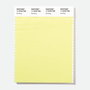 Pantone Polyester Swatch Card 11-0720 TSX Duckling