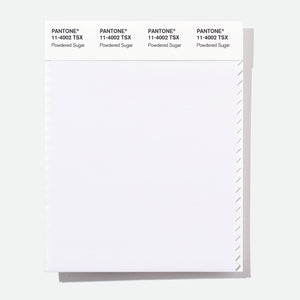 Pantone Polyester Swatch Card 11-4002 TSX Powdered Sugar