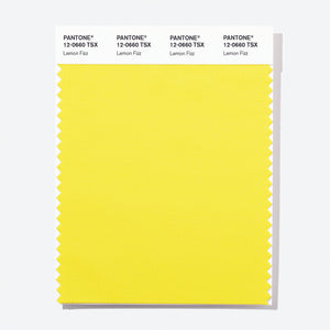 Pantone Polyester Swatch Card 12-0660 TSX Lemon Fizz