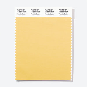 Pantone Polyester Swatch Card 12-0830 TSX Pancake Batter