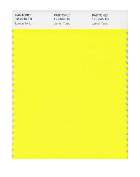 Buy Pantone Nylon Brights Swatch Card 12-0645 TN Lemon Tonic