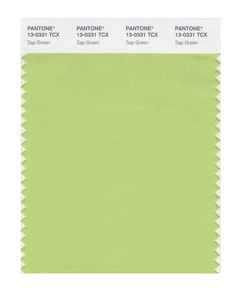 Pantone SMART Color Swatch Card 13-0331 TCX Sap Green - Columbia