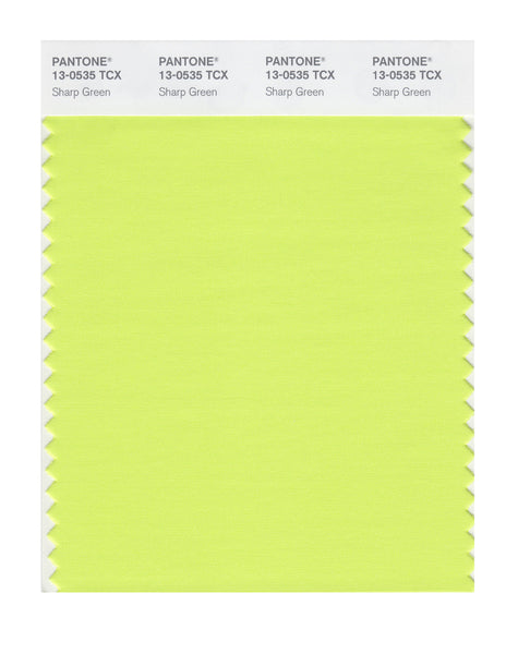 Pantone SMART Color Swatch Card 13-0535 TCX Sharp Green - Columbia