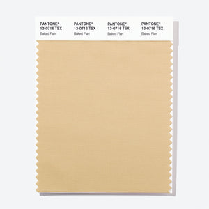 Pantone Polyester Swatch Card 13-0716 TSX Baked Flan