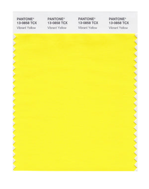 Pantone SMART Color Swatch 13-0858 TCX Vibrant Yellow