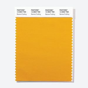 Pantone Polyester Swatch Card 14-0937 TSX Banana Pudding