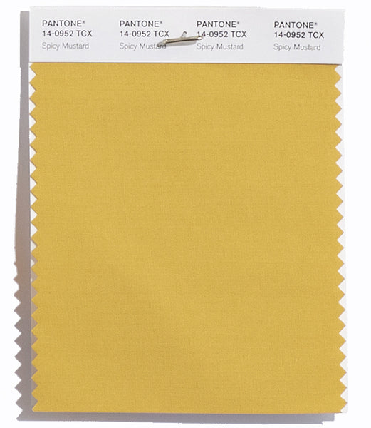 Pantone SMART Color Swatch Card 14-0952 TCX Spicy Mustard