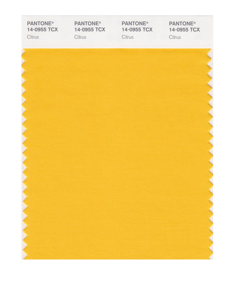Pantone SMART Color Swatch Card 14-0955 TCX Citrus - Columbia Omni