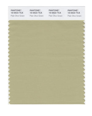 Pantone SMART Color Swatch 15-0522 TCX Pale Olive Green