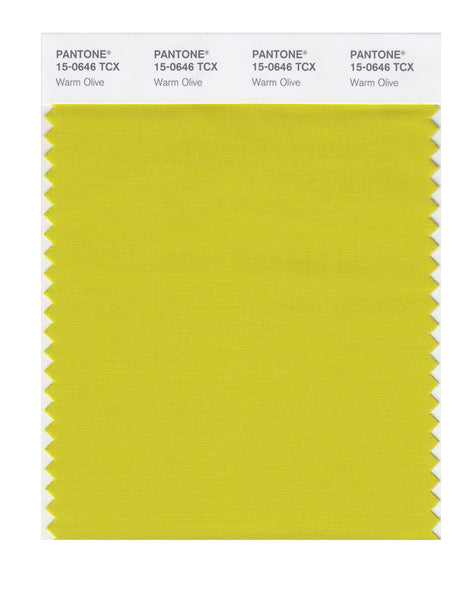 Pantone SMART Color Swatch Card 15-0646 TCX Warm Olive - Columbia