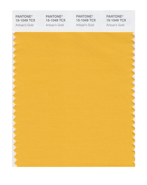 Pantone SMART Color Swatch Card 15-1049 TCX Artisan's Gold