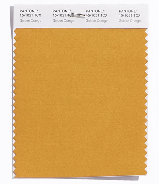 Pantone SMART Color Swatch Card 15-1051 TCX Golden Orange