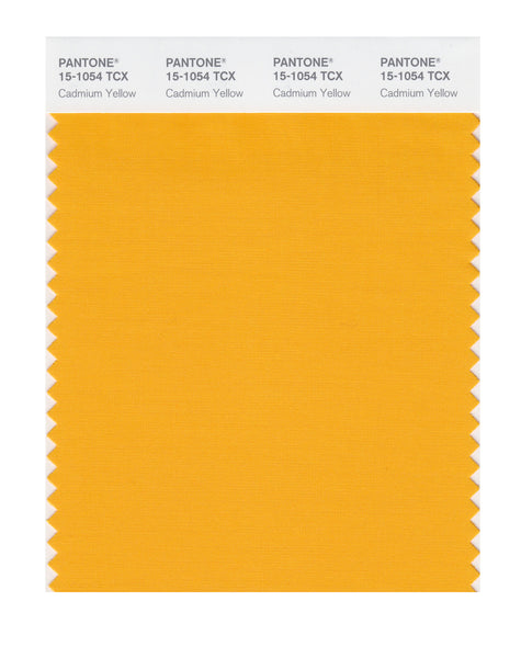 Pantone SMART Color Swatch Card 15-1054 TCX Cadmium Yellow