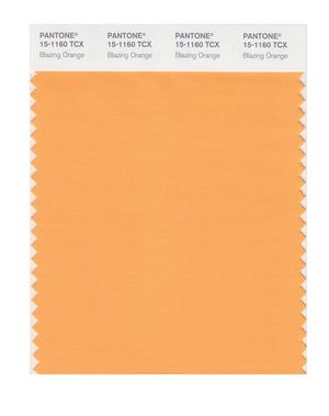 Pantone SMART Color Swatch 15-1160 TCX Blazing Orange