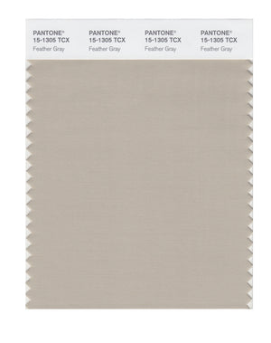 Pantone SMART Color Swatch 15-1305 TCX Feather Gray