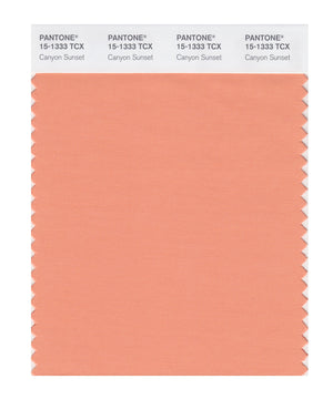 Pantone SMART Color Swatch 15-1333 TCX Canyon Sunset