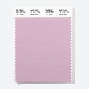 Pantone Polyester Swatch Card 15-3407 TSX La La Lovely