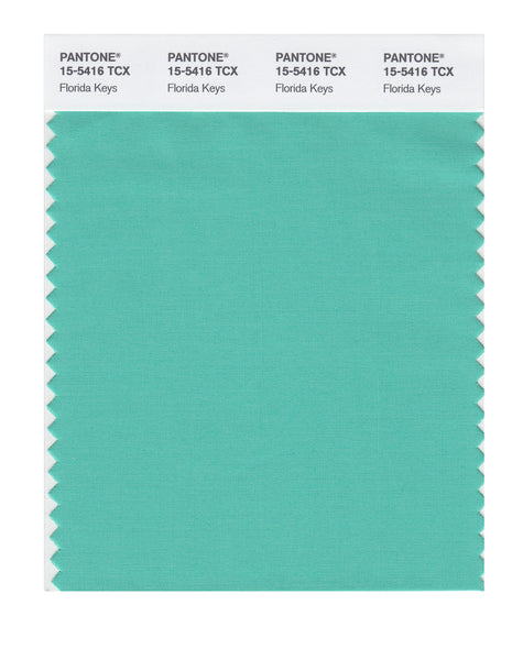 Pantone SMART Color Swatch Card 15-5416 TCX Florida Keys