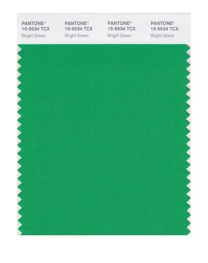Pantone SMART Color Swatch 15-5534 TCX Bright Green