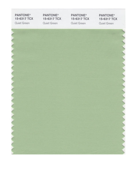 Pantone SMART Color Swatch Card 15-6317 TCX Quiet Green