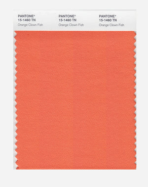 Pantone Nylon Brights Color Swatch 15-1460 TN Orange Clown Fish