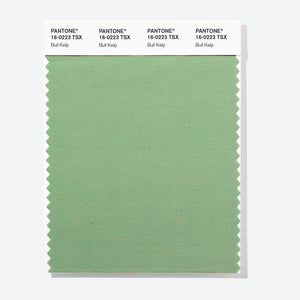 Pantone Polyester Swatch Card 16-0223 TSX Bull Kelp