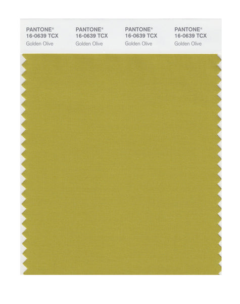 Pantone SMART Color Swatch Card 16-0639 TCX Golden Olive