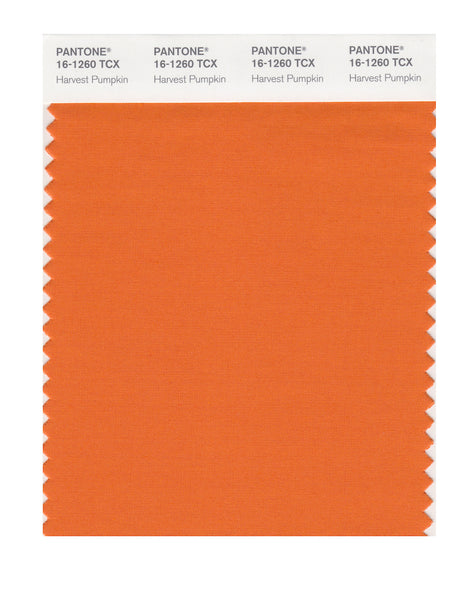 Pantone SMART Color Swatch Card 16-1260 TCX Harvest Pumpkin