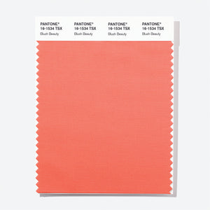 Pantone Polyester Swatch Card 16-1534 TSX Blush Beauty