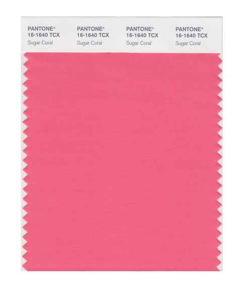 Pantone SMART Color Swatch Card 16-1640 TCX Sugar Coral - Columbia