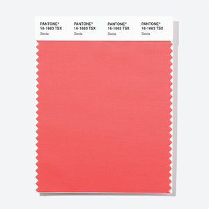 Pantone Polyester Swatch Card 16-1663 TSX Siesta