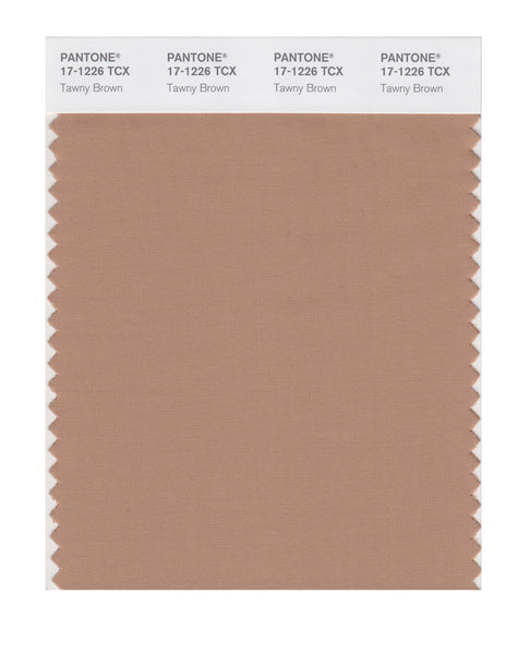 Pantone SMART Color Swatch Card 17-1226 TCX Tawny Brown - Columbia