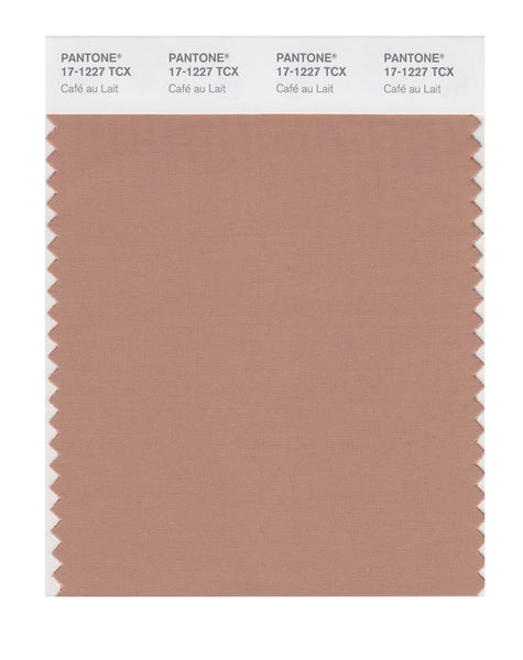 茶 coto Pantone SMART Color Swatch Card 17-1227 TCX Caf_ au Lait