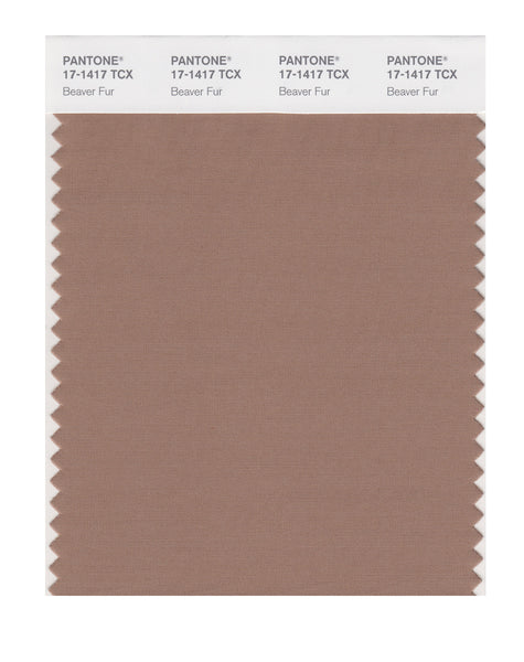 Pantone SMART Color Swatch Card 17-1417 TCX Beaver Fur - Columbia