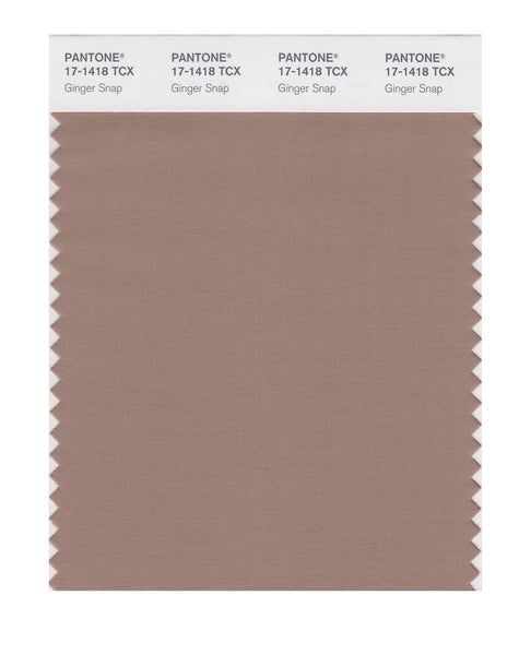PANTONE 色見本 FASHION,,INTERIORS Pantone SMART Color Swatch Card 17-1418 TCX Ginger Snap - Columbia