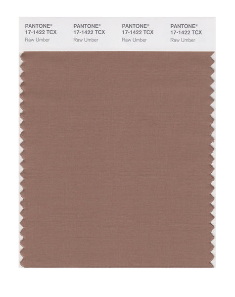 Pantone SMART Color Swatch Card 17-1422 TCX Raw Umber - Columbia