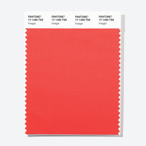 Pantone Polyester Swatch Card 17-1460 TSX Firelight