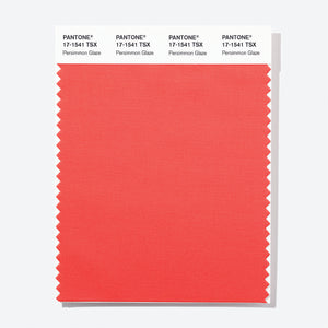 Pantone Polyester Swatch Card 17-1541 TSX Persimmon Glaze
