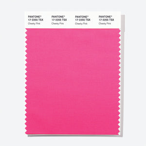 Pantone Polyester Swatch Card 17-2255 TSX Cheeky Pink