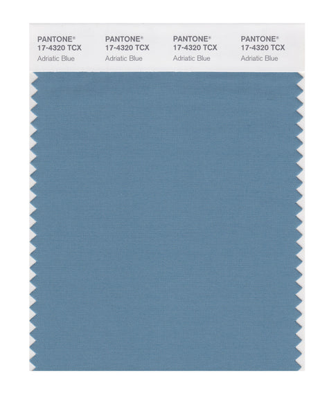 Pantone SMART Color Swatch Card 17-4320 TCX Adriatic Blue