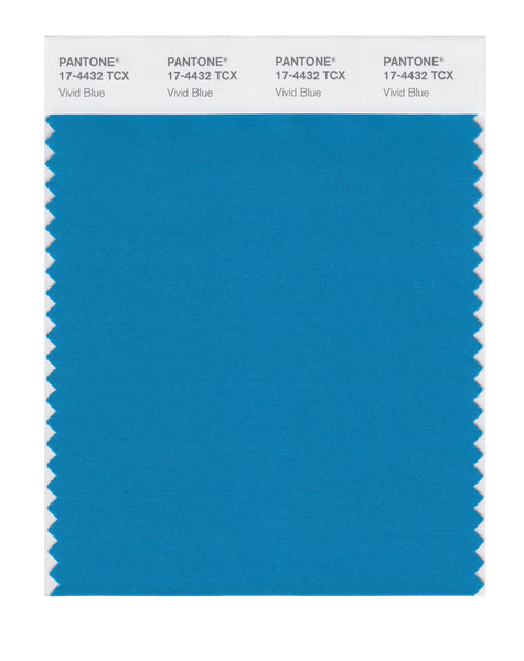 PANTONE 色見本 FASHION,,INTERIORS Pantone SMART Color Swatch Card 17-4432 TCX Vivid Blue - Columbia