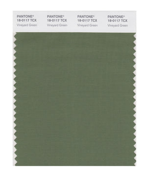 Pantone SMART Color Swatch 18-0117 TCX Vineyard Green