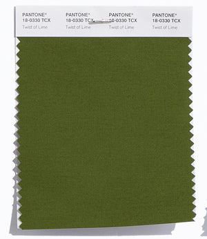 Pantone SMART Color Swatch 18-0330 TCX Twist of Lime