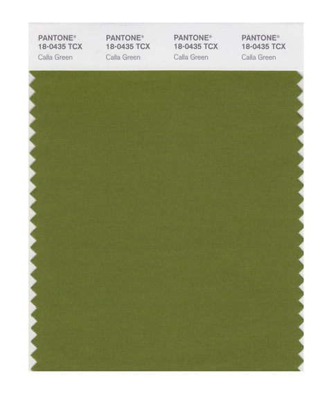 Pantone SMART Color Swatch Card 18-0435 TCX Calla Green - Columbia