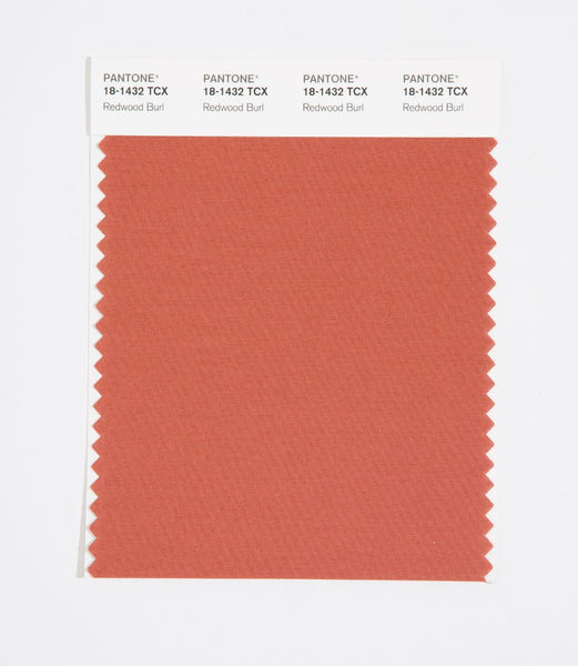 Pantone SMART Color Swatch Card 18-1432 TCX Redwood Burl