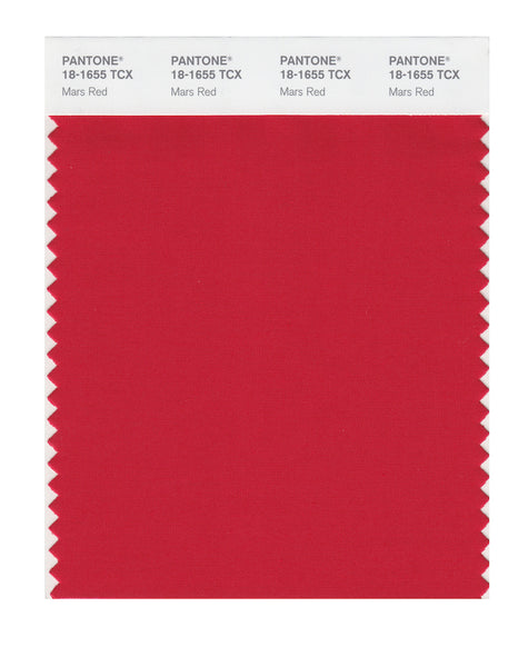 Pantone SMART Color Swatch Card 18-1655 TCX Mars Red - Columbia