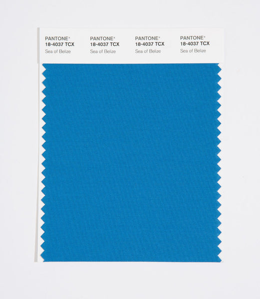 Pantone SMART Color Swatch Card 18-4037 TCX Sea of Belize
